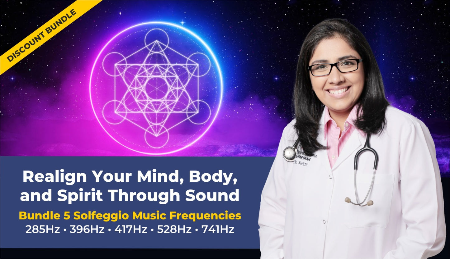 Bundled 5 Solfeggio Music Frequencies