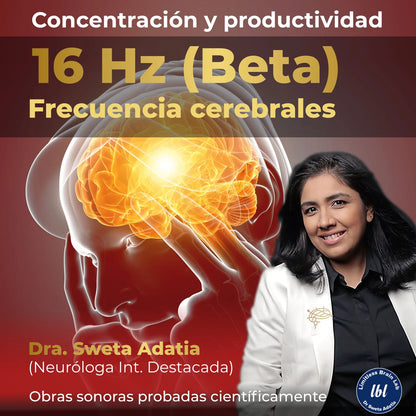 Beta music (16 Hz) – focus & productivity